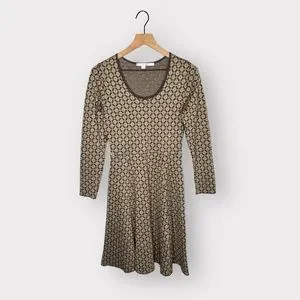 glamorous knitted dress Ingrid Metallic Knit Maxi Dress / Bronze | MESHKI